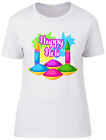 Festival Of Colours Happy Holi Fitted Womens Ladies T Shirt