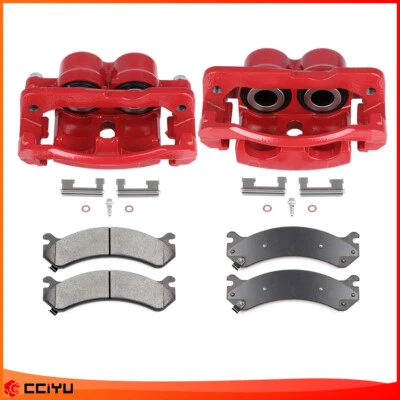 Front Brake Calipers And Ceramic Pads For 2003 2004 2005 GMC Savana 2500 - Image 1 of 4