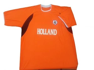 Holland Soccer Jersey 100% Polyester Orange One Size Fits All Sh. Sleeve - Foto 1 di 1