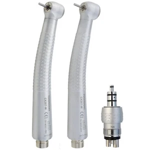 Pieza de mano dental de alta velocidad COXO acoplamiento de 4 orificios turbina de aire estilo Sinol CX207-W - Imagen 1 de 93