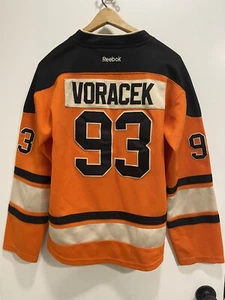 Vintage Reebok Flyers NHL Licensed Jakob Voracek Jersey Youth XL - Picture 1 of 9