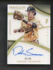 2015 Immaculate Acetate Dansby Swanson Signed AUTO 42/99