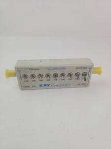 KAY 839 ATTENUATOR SWITCHING 50 OHMS DC-2HGZ 3W PMAX BNC . - Picture 1 of 19