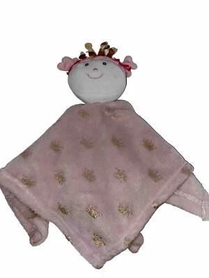 Manta de seguridad Lovey con estampado de corona rosa princesa Foto 1 de 4