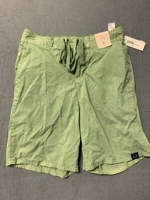 Pantalones Cortos Impermeable Para Hombre Cordón Verde Pequeño Bolsillo Bañador Cremallera Foto 1 de 4