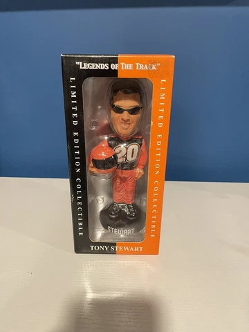 TONY STEWART FOREVER LEGENDS OF THE TRACK BOBBLE HEAD #20 HOME DEPOT 2001 Cover