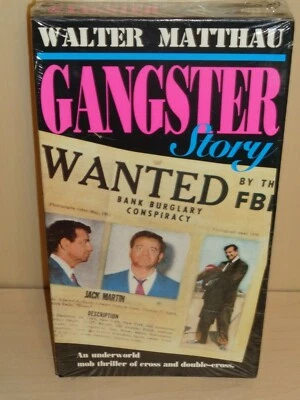 Gangster Story (VHS 8217) Walter Matthau & Carol Grace - New & Sealed! Foto 1 de 2