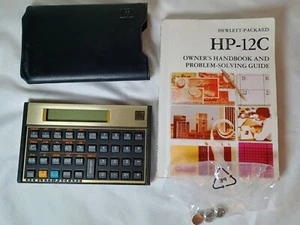 VTG Hewlett Packard HP-12C Financial Calculator Bundle w/Fresh Batts -SHIPS FREE - Picture 1 of 6