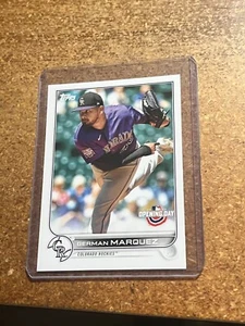 2022 Topps Opening Day Baseball # 66 German Marquez - Picture 1 of 6