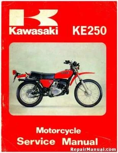 1977-1979 Kawasaki KE250 Motorcycle Service Manual - Picture 1 of 1
