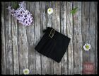 Black Pleated Punk Gothic Mini Skirt with Buckles for MSD, Minifee, 1/4 BJD Doll
