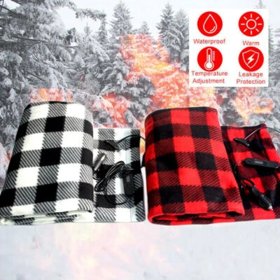 12V Heizdecke Beheizte Reisedecke Tragbare Warme Matte Autozubehör Heizdecke DE` - Bild 1 von 4