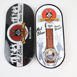 Looney Tunes Armitron Mel Blanc Musical Voice Watch Porky Pig new - Picture 1 of 7