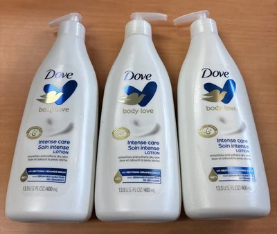 3 pack~Dove Body Love Intense Care Lotion With Ceramide Serum 13.5 fl oz ea - Image 1 of 2