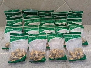 190 Everflow B25-3812 3/8" Hose Barb x 1/2" MIP Brass Reducing Adapters - New - Picture 1 of 5