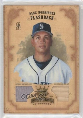 2004 Donruss Diamond Kings Flashback Bronze Materials /100 Alex Rodriguez #154 - Image 1 of 2