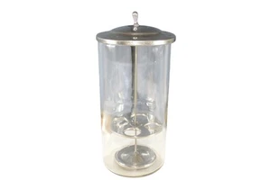 Antiguo cono de helado fuente de refrescos tienda de confitería dispensador de vidrio pesado - Imagen 1 de 13