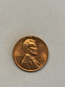1959 D Lincoln penny error “L” On Liberty on Rim - Rare US Coin Errors - Picture 1 of 3