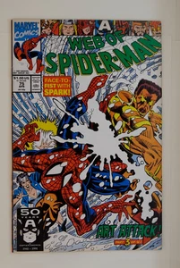 Web Of Spider-Man 75 (Marvel Comics April 1991) Captain America Thor She Hulk - Picture 1 of 2