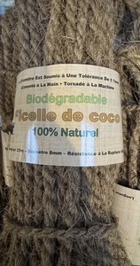 Lot Revendeur De 5 Cordes De Coco Longueur 25 M   Reffb - Imagen 1 de 1