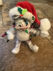4 Zoll Annalee Mobilitee Weihnachtsbeleuchtung Kätzchen Katze Puppe 96510 75. Jubiläum 2010 - Bild 1 von 3