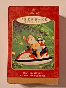Hallmark 2000 ricordo ornamento "Yule Tide Runner" - Foto 1 di 3