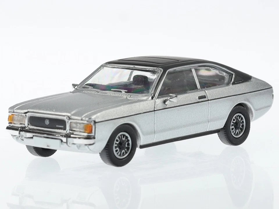 Ford Granada MK I Coupe 1974 silver model car Premium-ClassiXXs 1:87 - Image 1 of 4