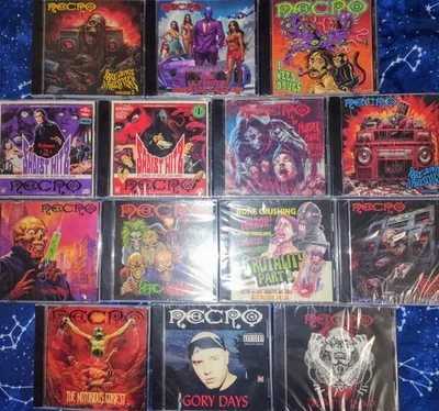 Necro 14 New Cd Lot Non Phixion Eminem Mobb Deep Cypress Hill Cappadonna Nas Rza — 第 1/4 张图片