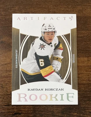 2022-23 Upper Deck Artifacts Rookies Wood Kaedan Korczak #197 Rookie RC - Image 1 of 2