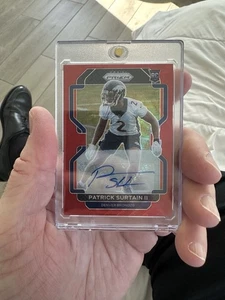 2021 Prizm-Autographs Rookie Patrick Surtains II #374 Red Prizm 060/149 SSP - Bild 1 von 2