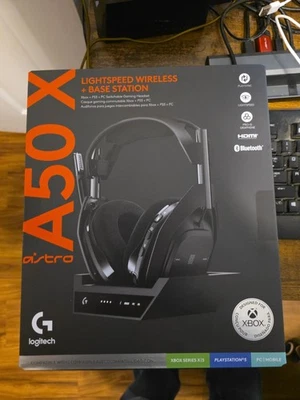 Logitech G Astro A50 X Lightspeed Wireless Bluetooth Headset + Base Station - Image 1 of 4