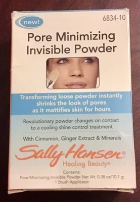 Sally Hansen Pore Minimizing Invisible Powder 0.38oz/10.7g NEW. - Image 1 of 4