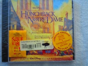 The Hunchback of Notre Dame: Original Soundtrack Picture CD (1996, Disney) - Imagen 1 de 2