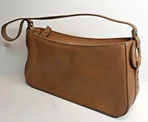 Vintage Cole Haan kleine/mittelgroße hellbraune Lederhandtasche Handtasche - Bild 1 von 11