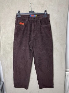 Men's Empyre Relax Chunky Corduroy Trousers Size W28 W27 Straight - Picture 1 of 7
