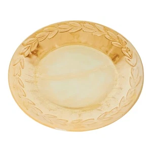Fire King Anchor Hocking PEACH LUSTRE LAUREL Leaf Oven Ware Dinner Plate - Picture 1 of 5