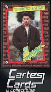 To Protect & Serve" 1987 Topps 21 Jump Street #18 Johnny Depp - Picture 1 of 2