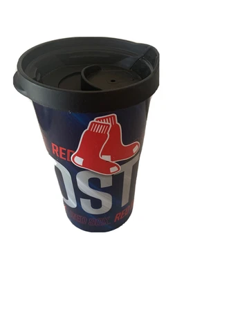 Red Sox Tumbler Churchill BPA Free Made in USA Dishwasher Safe Recyclable Cover