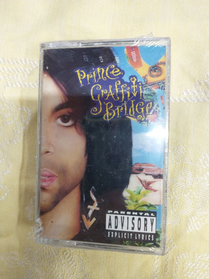 PRINCE graffiti bridge CASSETTE SEALED New Old Stock thieves in the temple - Image 1 of 3