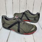 Foot Joy Spikeless Golf Shoes FJ Project Mens Sz 10.5 Wide Gray Red
