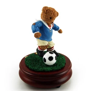 Thread Bears - World Cup Soccer Threadbear Musical Figurine - Over 400 Song - Picture 1 of 2