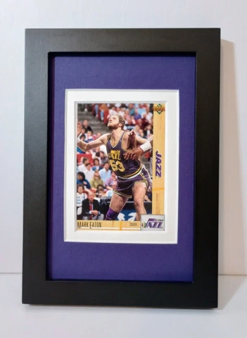 Mark Eaton Utah Jazz Display Custom Framed NBA Basketball Card Plaque Cover