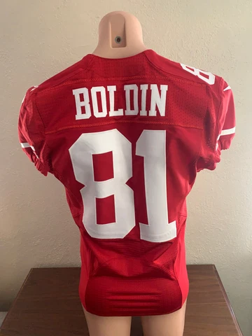 2014 San Francisco 49ers Football #81 Anquan Boldin Game Jersey Red Nike Size 40 Cover