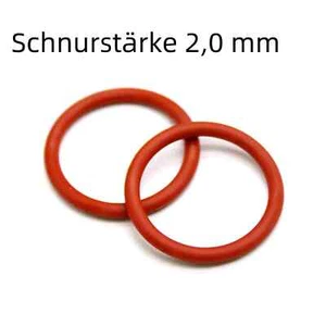 Silikon O-Ringe Dichtringe Lebensmittelecht 5 - 90 mm / Schnurstärke 2,0 mm - Picture 1 of 3