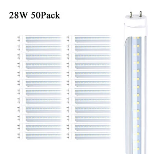 50Pack 28W T8 4FT G13 Bi Pin 4' Led Tube Light Bulbs 4Foot Led Shop Light 6000K - Picture 1 of 11