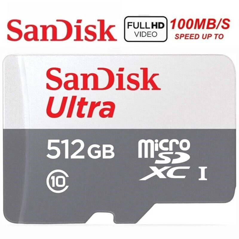 512GB SanDisk ULTRA Micro SD Karte Class 10 UHS-I SDXC Speicherkarte Memory Card - Bild 1 von 1