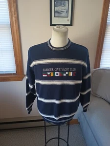 Suéter vintage Cape Isle Knitters Harbour Cove Yacht Club talla grande - Imagen 1 de 16