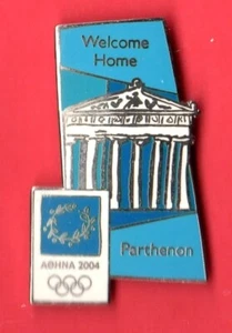 ATHENS 2004 OLYMPIC GAMES. 1 PIN FROM WELCOME HOME SET. THE PARTHENON/ACROPOLIS - Picture 1 of 2