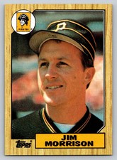 1987  Topps #237 Jim Morrison Pittsburgh Pirates