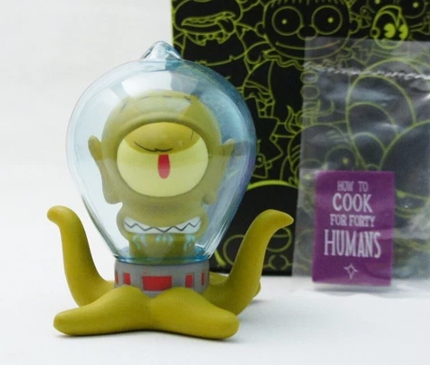 Kidrobot Simpsons Treehouse of Horror Kang Alien Book 3" Figure Halloween NEW Cover